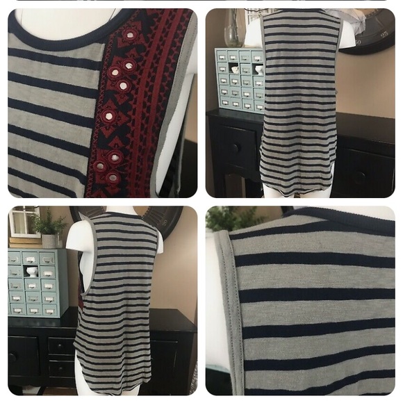 🎡 FP Striped Embellished Tank Top - Picture 3 of 6